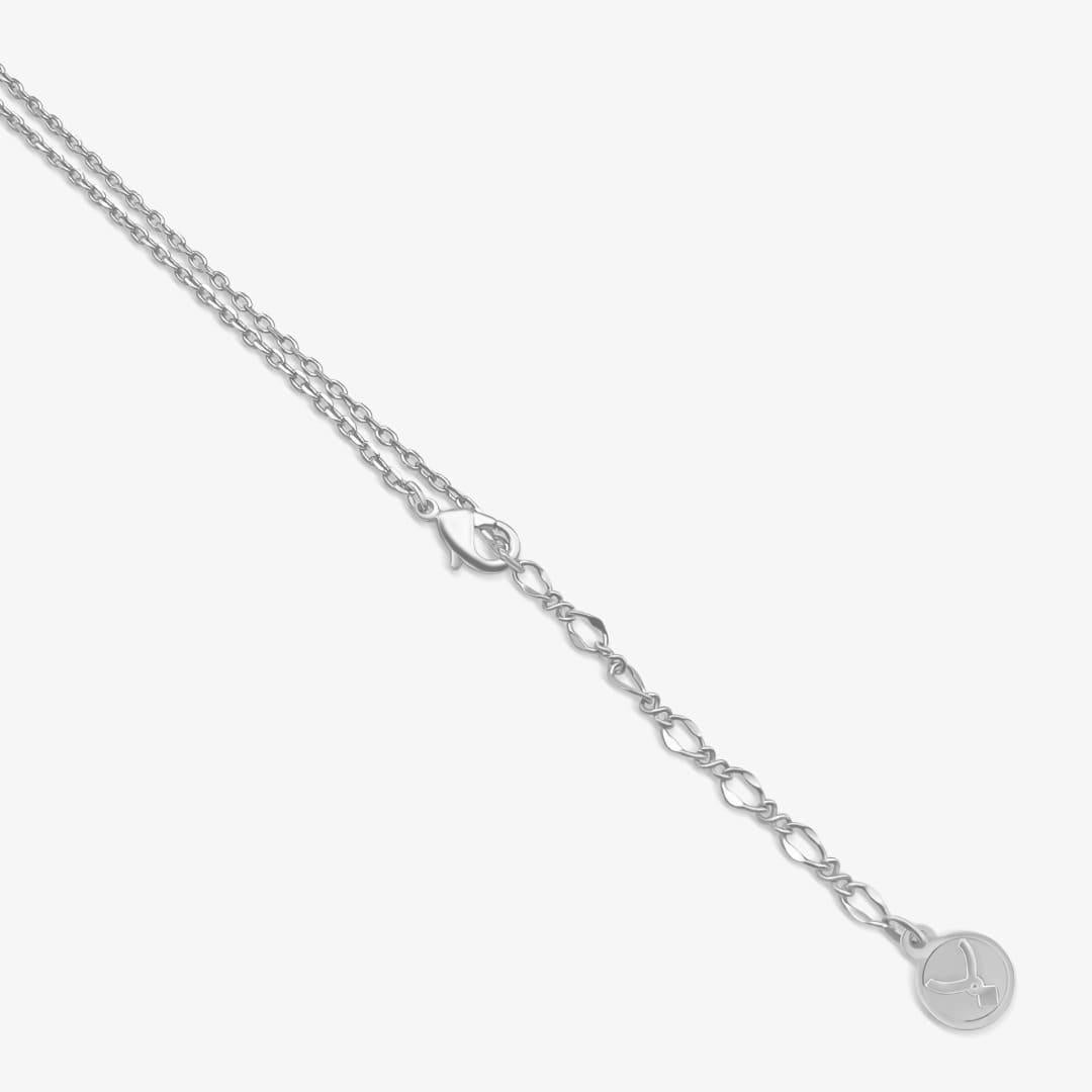 AllGifting, Women's Necklace, Orbital Birdcage, 35th Birthday Gift for Her Sterling Silver Birdcage Pendant Jewelry