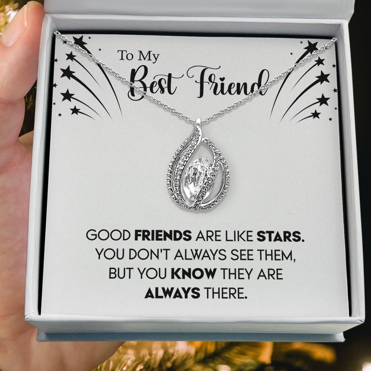 AllGifting, Birdcage Necklace For Women, Best Friend Gift Sterling Silver Birdcage Pendant Jewelry, Card2