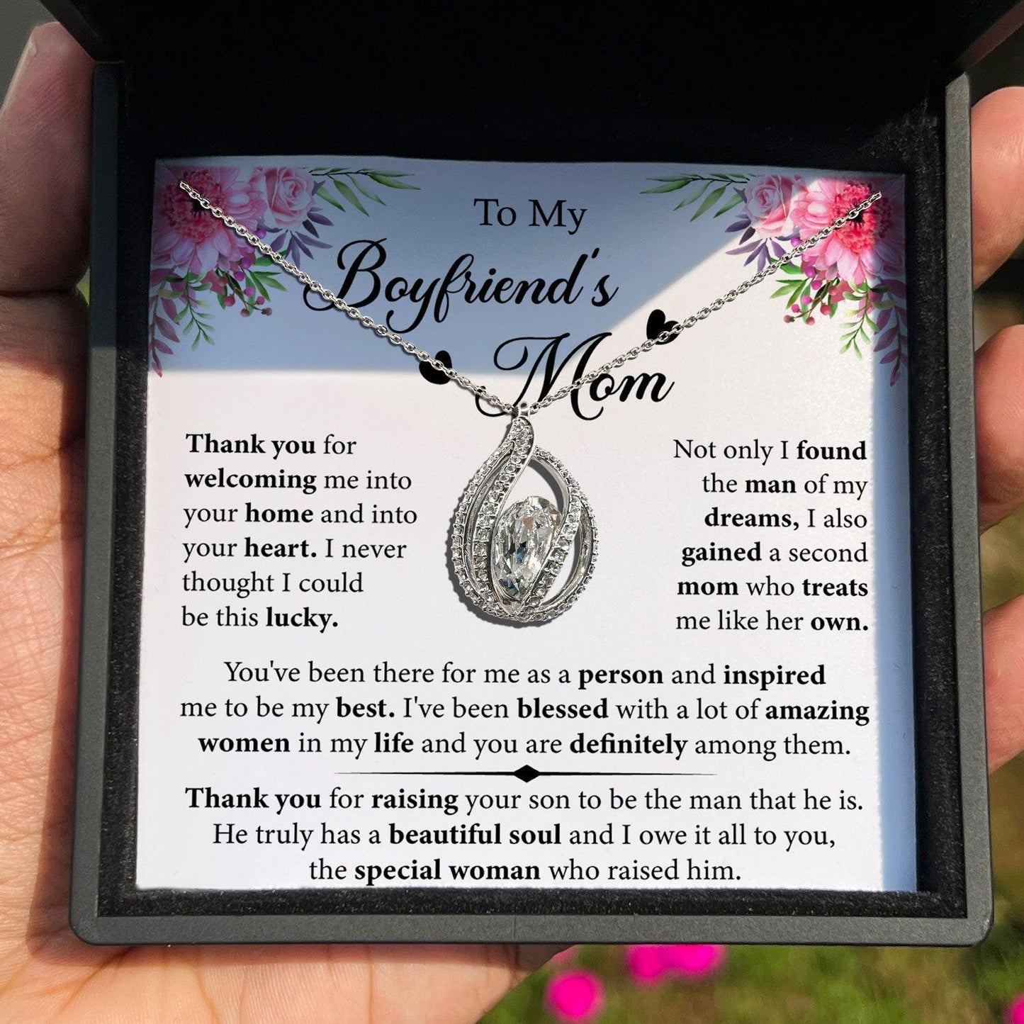 AllGifting, Birdcage Necklace For Women, Boyfriend's Mom Gift Sterling Silver Birdcage Pendant Jewelry