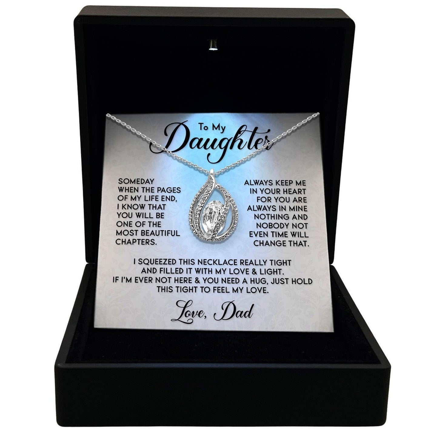 AllGifting, Birdcage Necklace For Women, Daughter Gift Sterling Silver Birdcage Pendant Jewelry