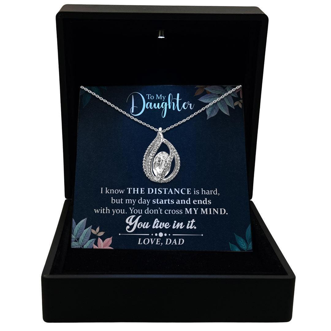 AllGifting, Women's Necklace, Orbital Birdcage, Daughter Gift Sterling Silver Birdcage Pendant Jewelry, Card11