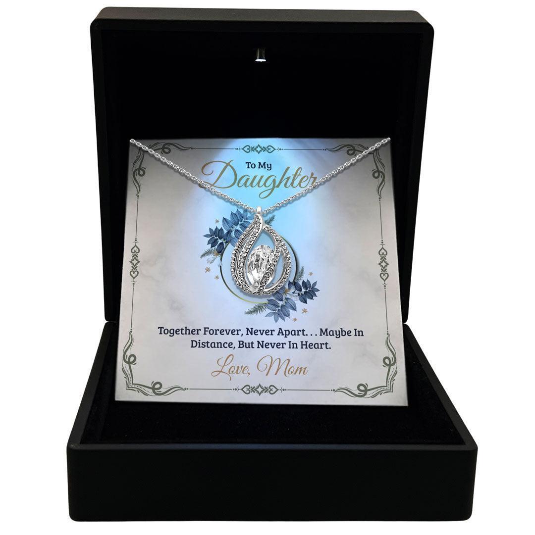 AllGifting, Women's Necklace, Orbital Birdcage, Daughter Gift Sterling Silver Birdcage Pendant Jewelry, Card12