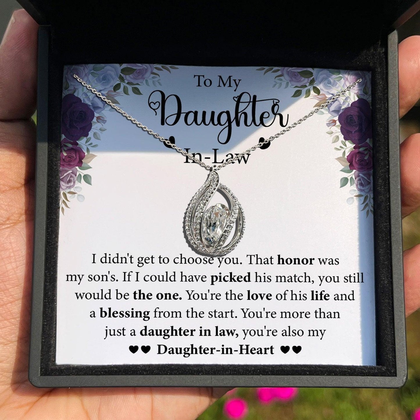AllGifting, Birdcage Necklace For Women, Daughter-in-Law Gift Sterling Silver Birdcage Pendant Jewelry, Card1