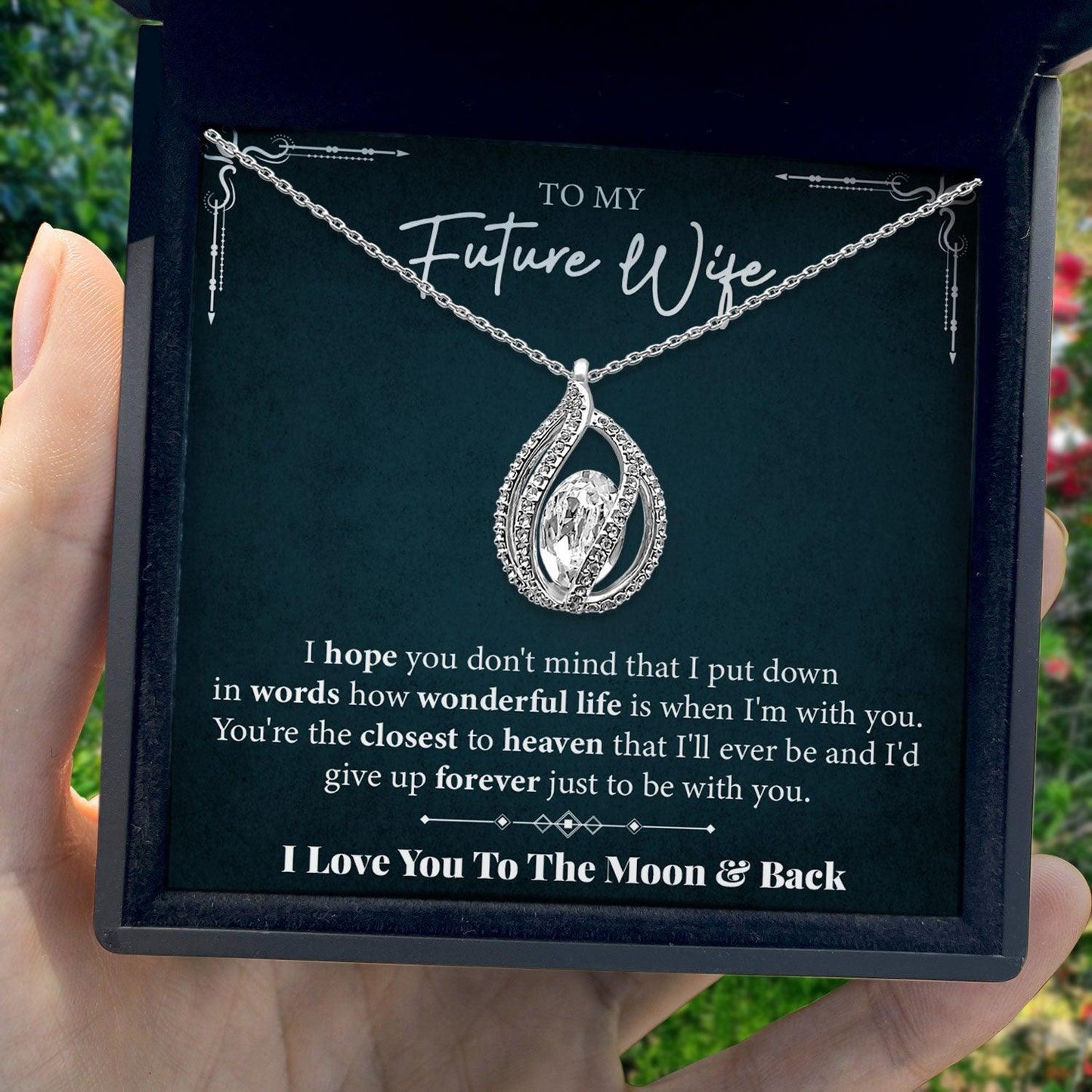 AllGifting, Birdcage Necklace For Women, Future Wife Gift Sterling Silver Birdcage Pendant Jewelry, Card2