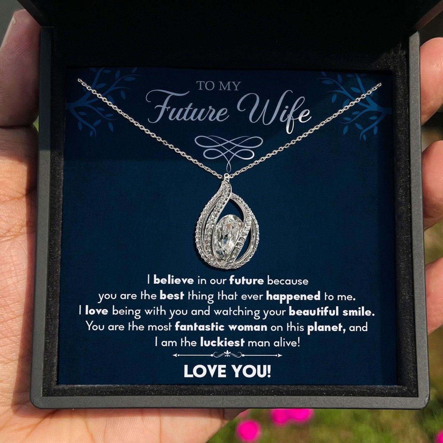 AllGifting, Birdcage Necklace For Women, Future Wife Gift Sterling Silver Birdcage Pendant Jewelry, Card5