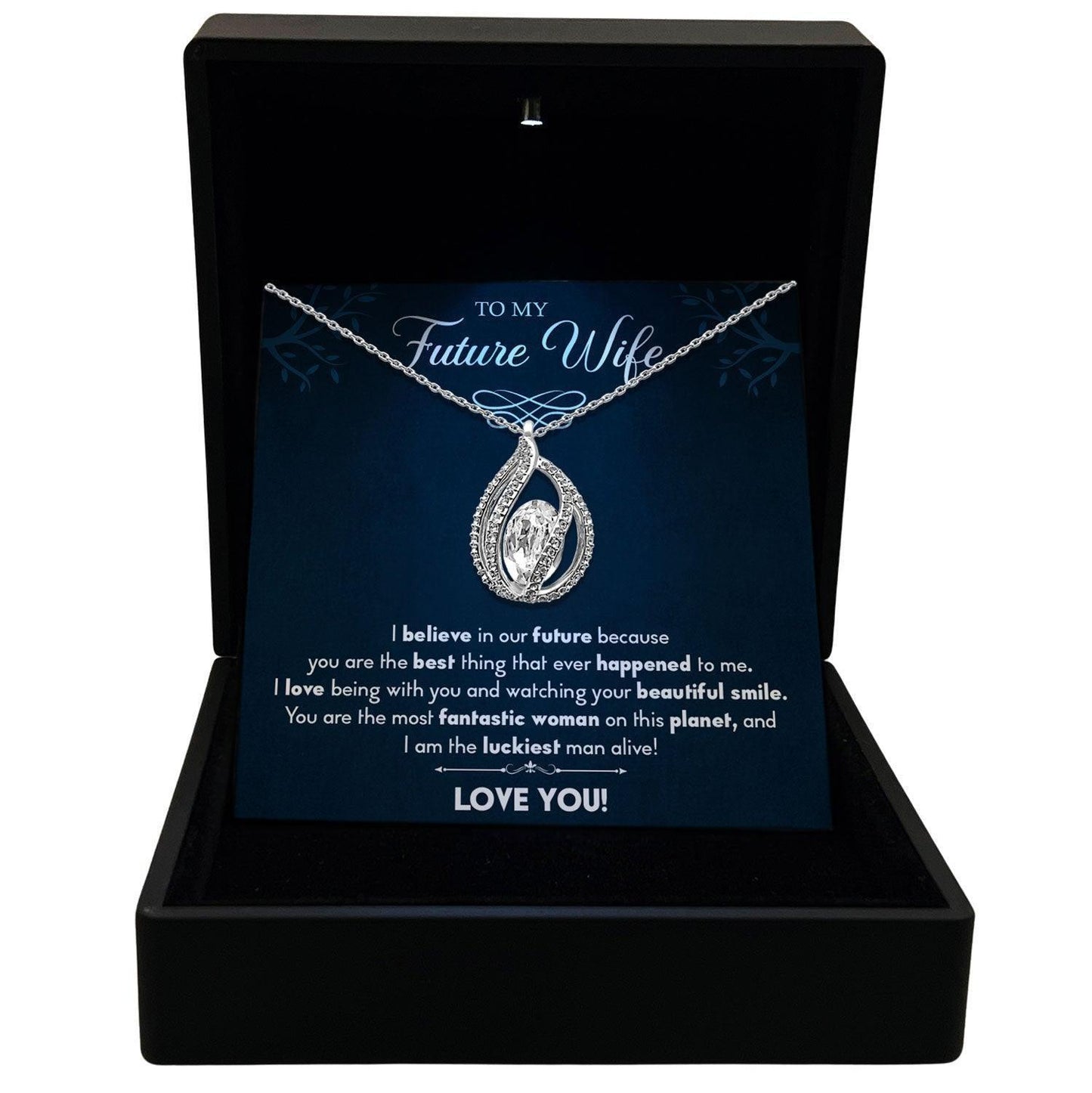 AllGifting, Birdcage Necklace For Women, Future Wife Gift Sterling Silver Birdcage Pendant Jewelry, Card5