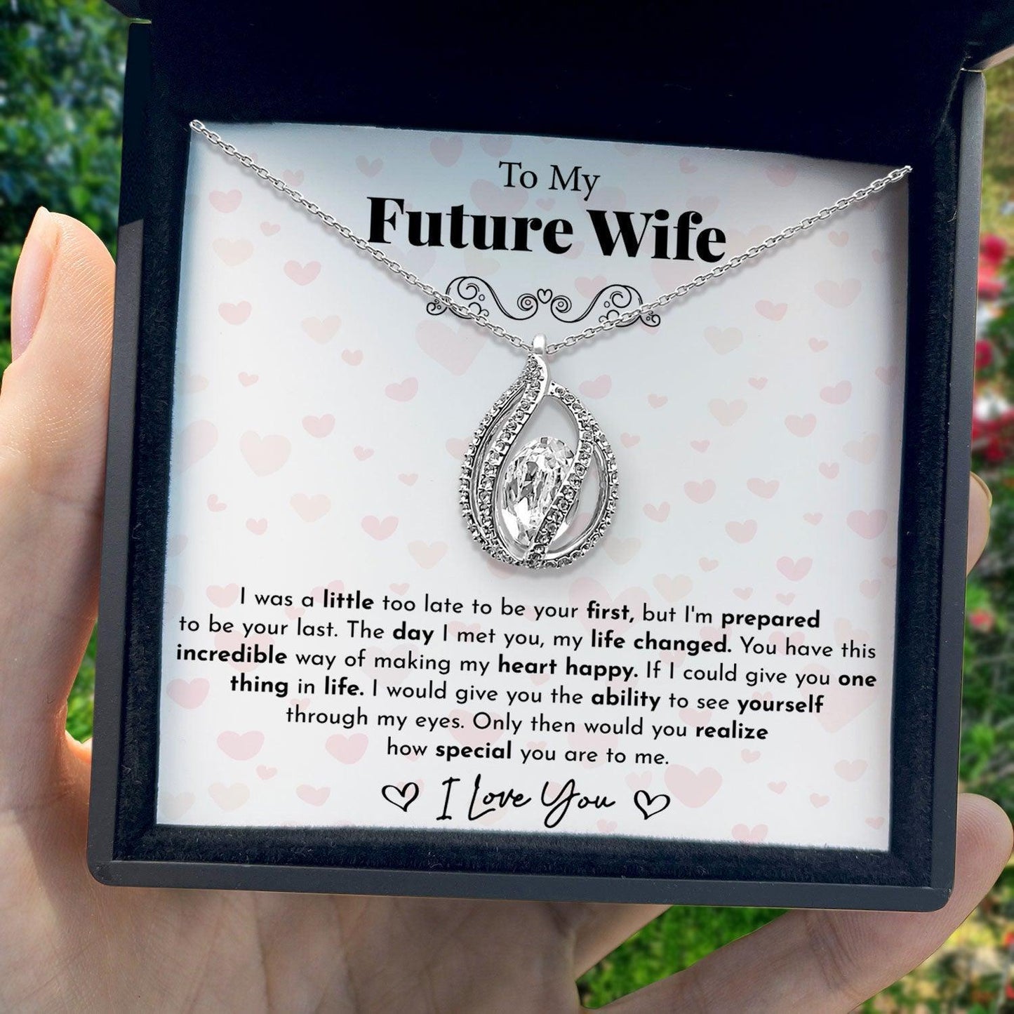 AllGifting, Birdcage Necklace For Women, Future Wife Gift Sterling Silver Birdcage Pendant Jewelry, Card6