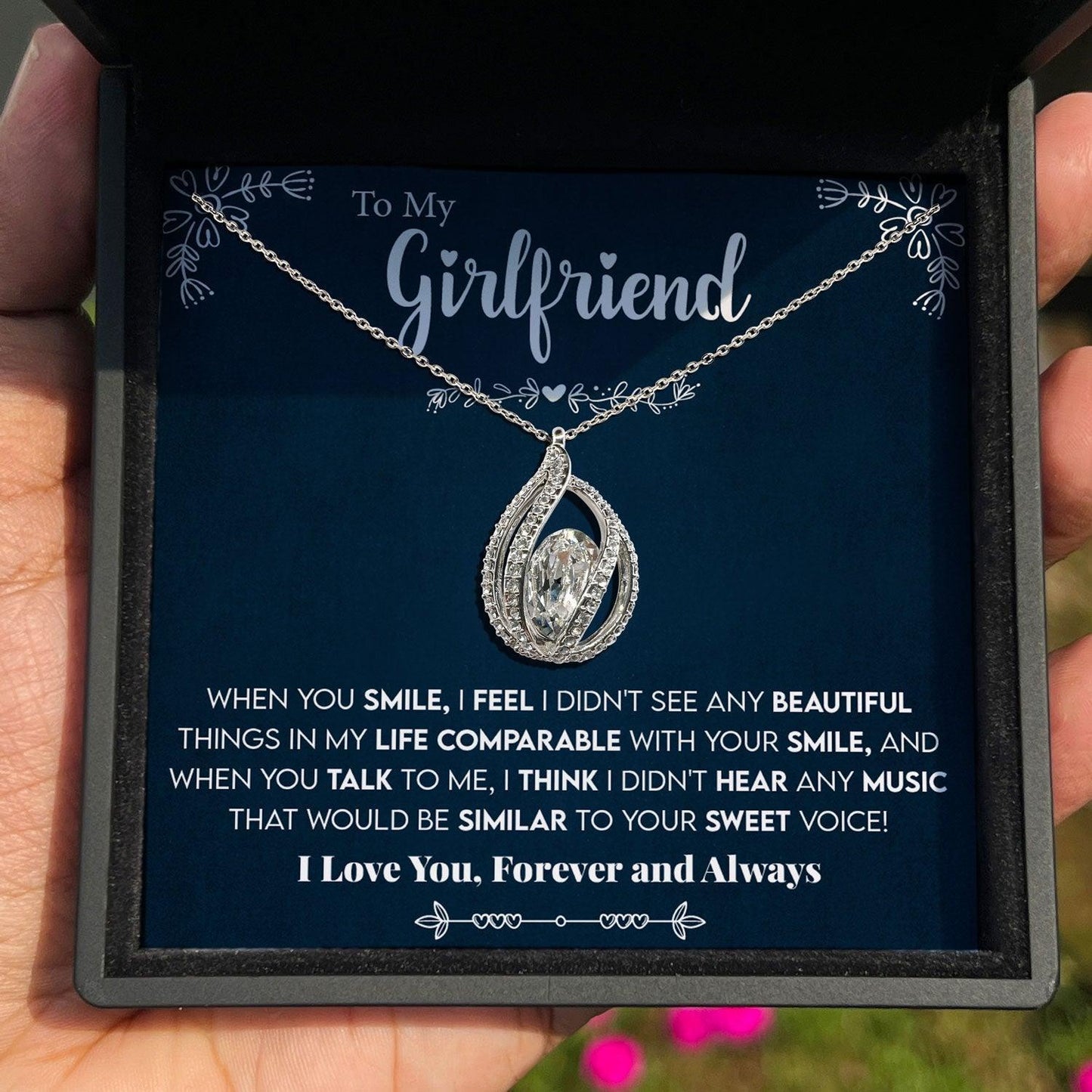 AllGifting, Birdcage Necklace For Women, Girlfriend Gift Sterling Silver Birdcage Pendant Jewelry, Card2