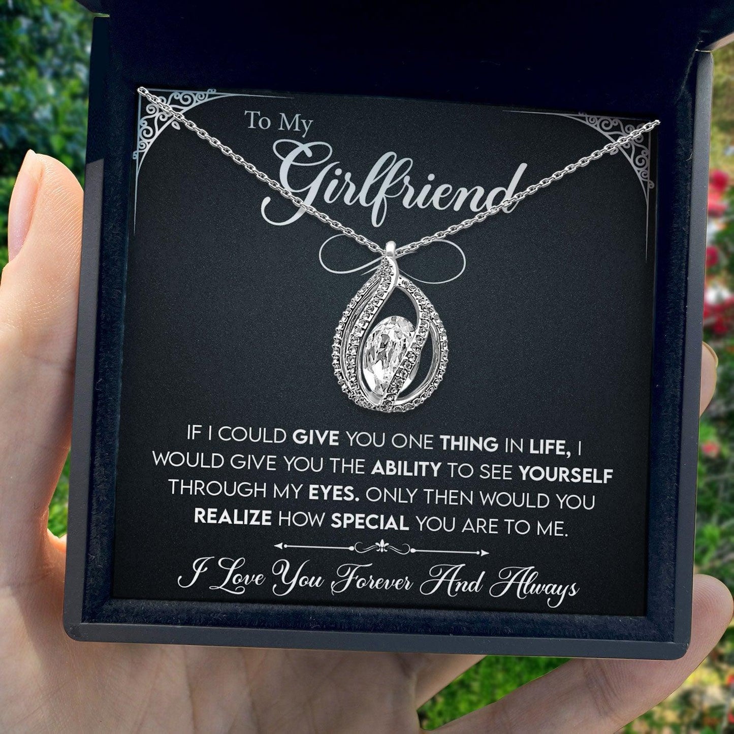AllGifting, Birdcage Necklace For Women, Girlfriend Gift Sterling Silver Birdcage Pendant Jewelry, Card3