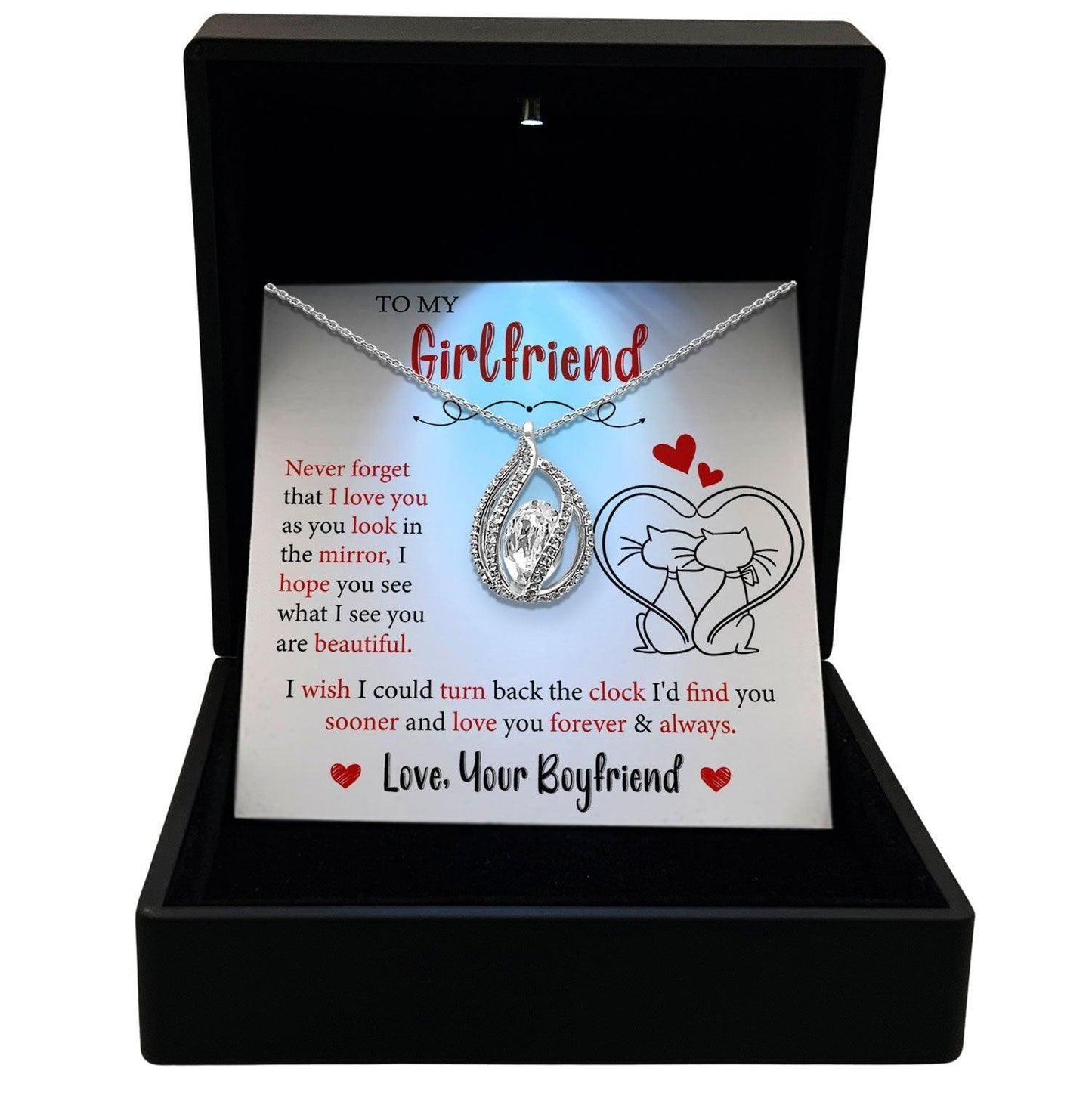 AllGifting, Birdcage Necklace For Women, Girlfriend Gift Sterling Silver Birdcage Pendant Jewelry, Card5
