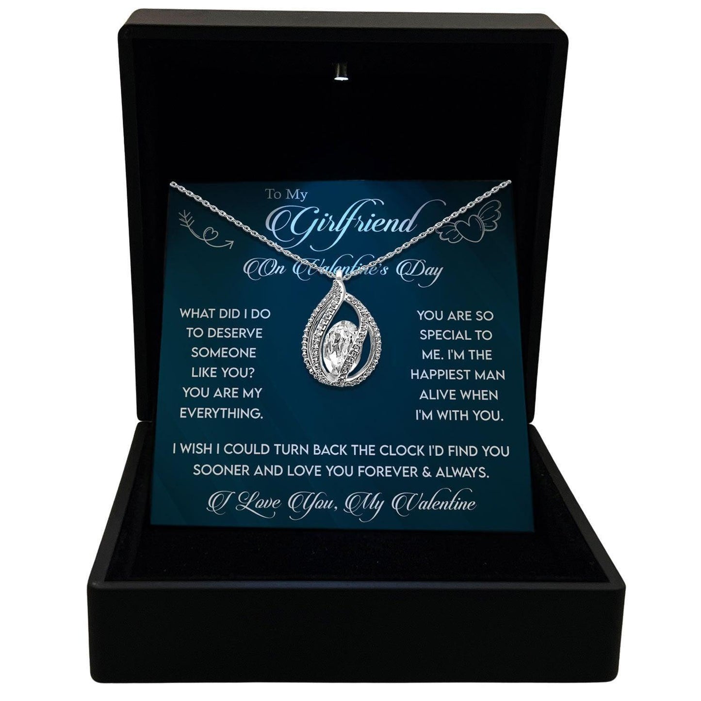AllGifting, Birdcage Necklace For Women, Girlfriend Gift Sterling Silver Birdcage Pendant Jewelry, Card7