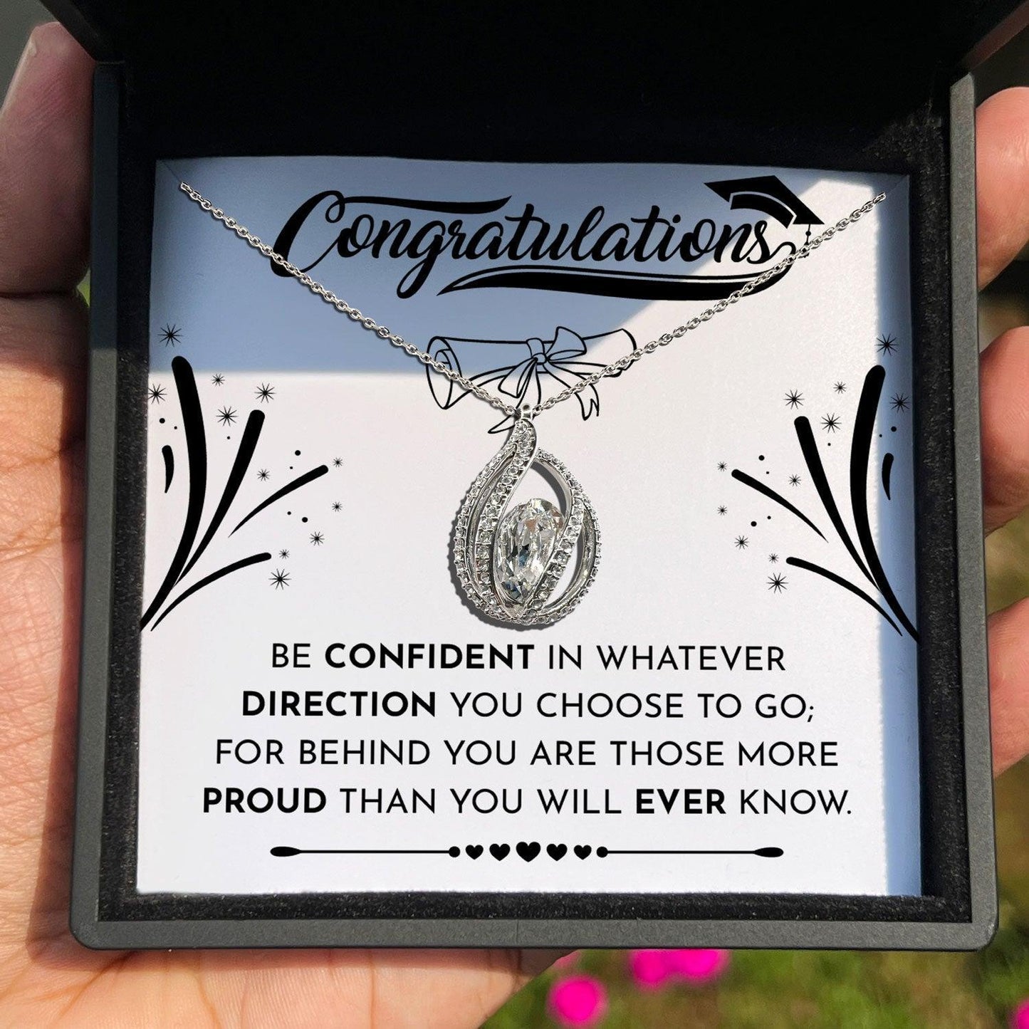 AllGifting, Birdcage Necklace For Women, Graduation Gift Sterling Silver Birdcage Pendant Jewelry