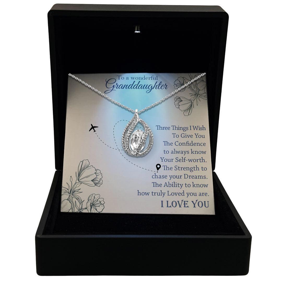 AllGifting, Women's Necklace, Orbital Birdcage, Granddaughter Gift Sterling Silver Birdcage Pendant Jewelry