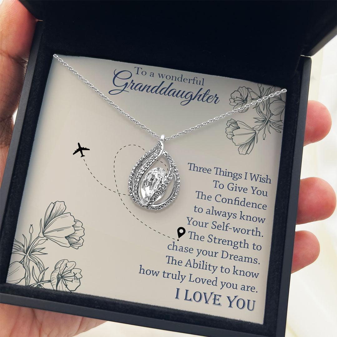 AllGifting, Birdcage Necklace For Women, Granddaughter Gift Sterling Silver Birdcage Pendant Jewelry