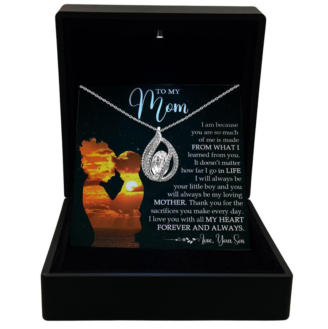 AllGifting, Birdcage Necklace For Women, Mom Gift Sterling Silver Birdcage Pendant Jewelry, Card16
