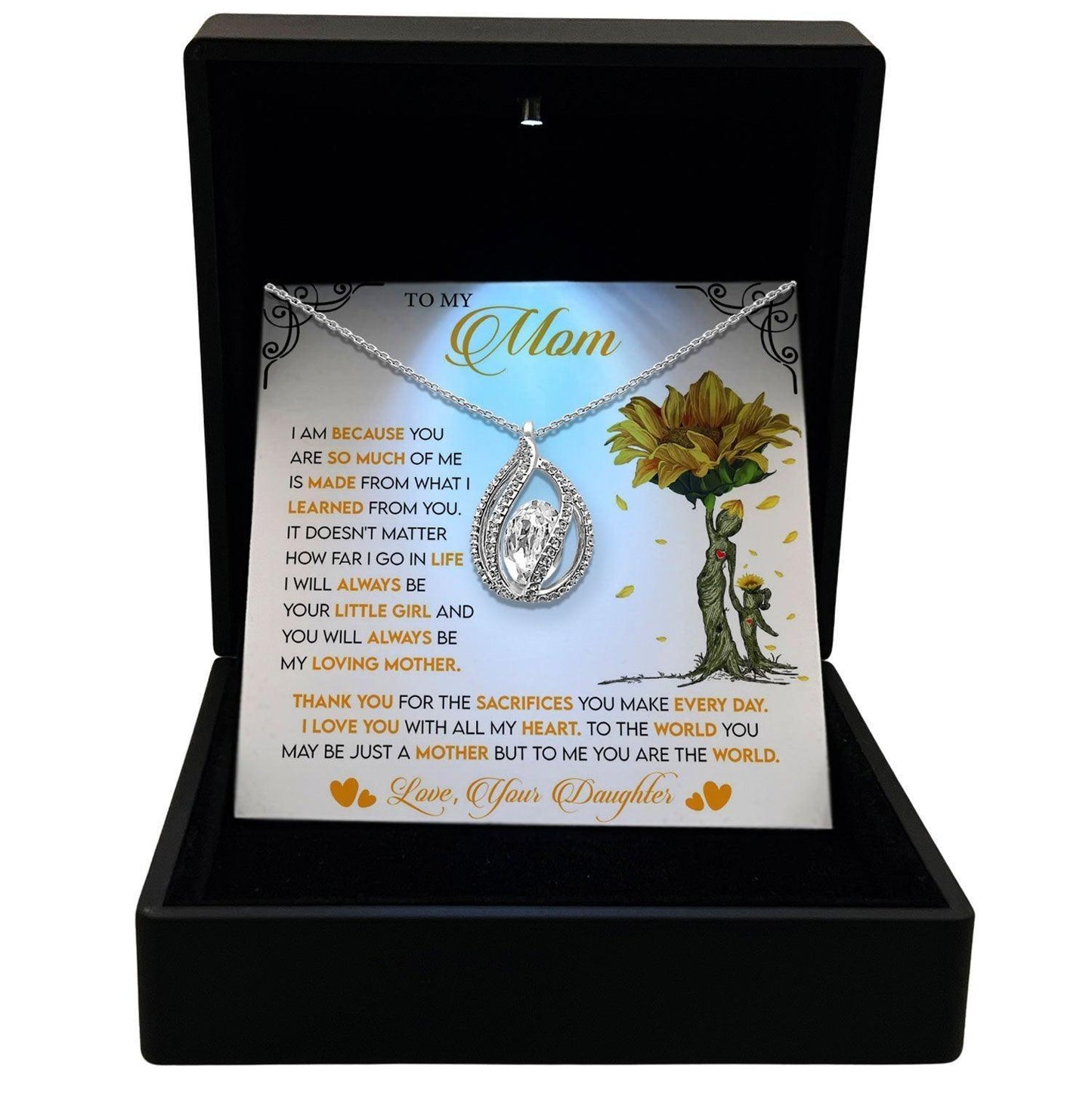 AllGifting, Women's Necklace, Orbital Birdcage, Mom Gift Sterling Silver Birdcage Pendant Jewelry, Card18