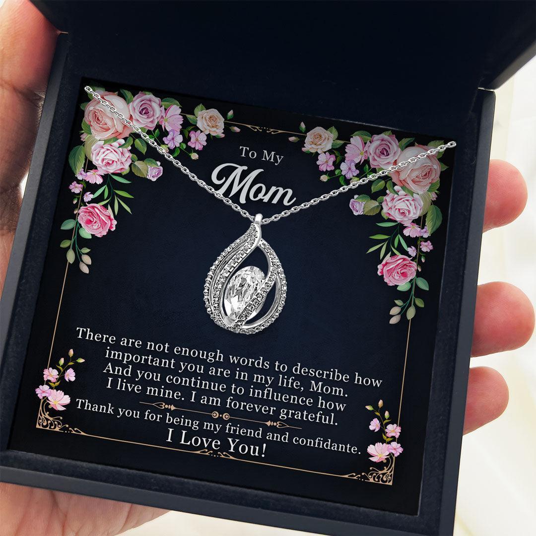 AllGifting, Birdcage Necklace For Women, Mom Gift Sterling Silver Birdcage Pendant Jewelry, Card20