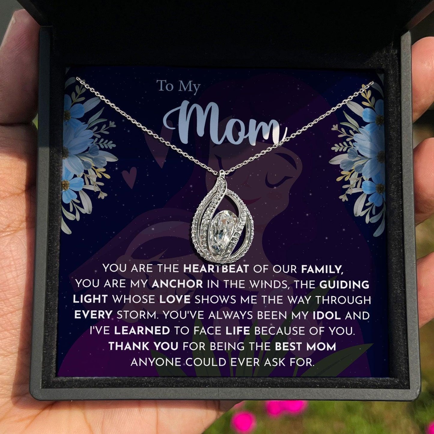 AllGifting, Birdcage Necklace For Women, Mom Gift Sterling Silver Birdcage Pendant Jewelry, Card23