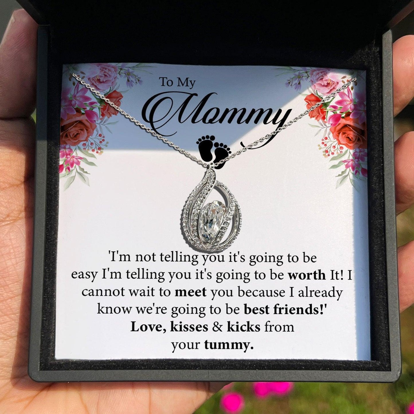 AllGifting, Birdcage Necklace For Women, Mom Gift Sterling Silver Birdcage Pendant Jewelry, Card26