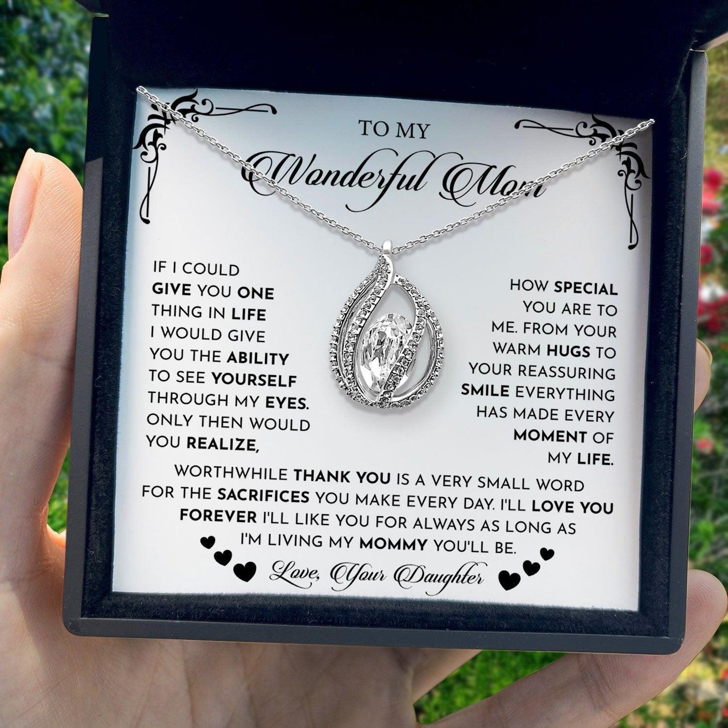 AllGifting, Birdcage Necklace For Women, Mom Gift Sterling Silver Birdcage Pendant Jewelry, Card27