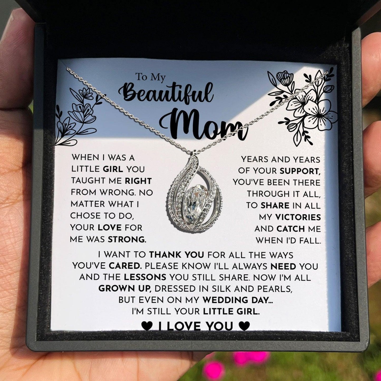 AllGifting, Birdcage Necklace For Women, Mom Gift Sterling Silver Birdcage Pendant Jewelry, Card4