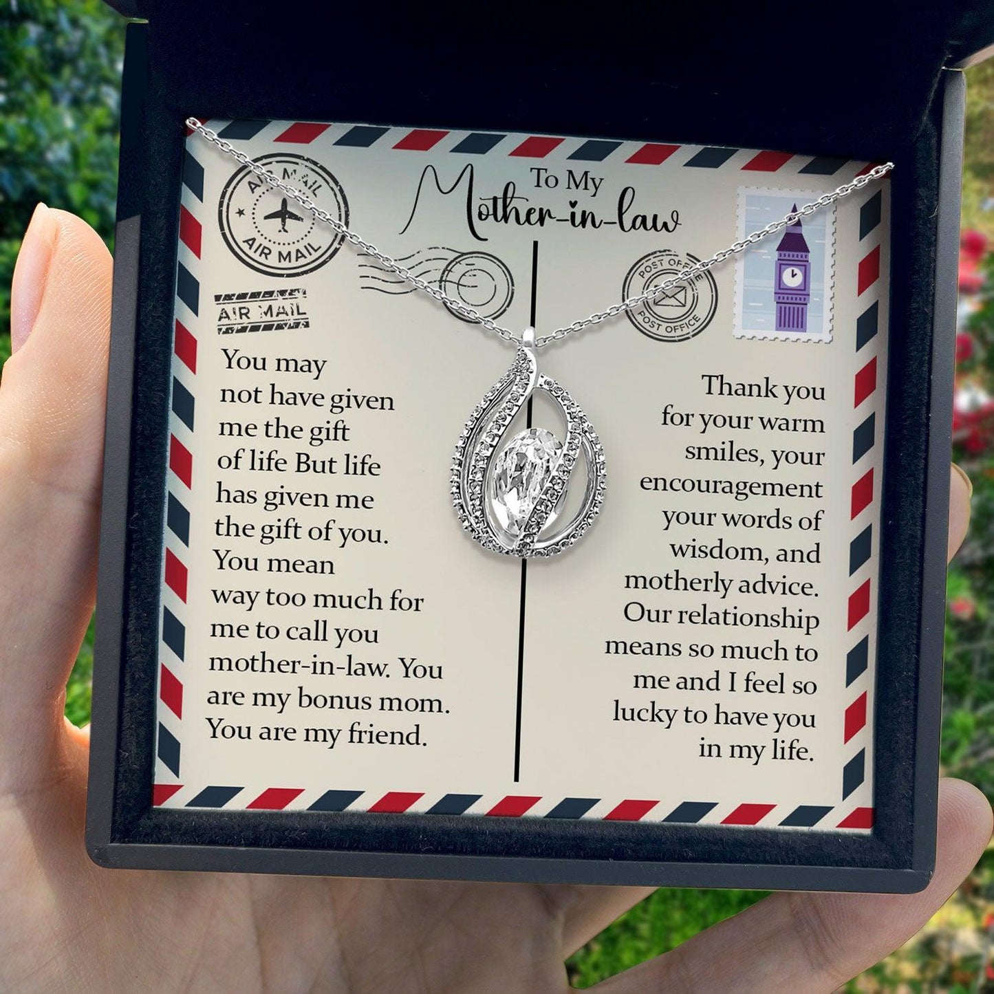 AllGifting, Birdcage Necklace For Women, Mother-in-Law Gift Sterling Silver Birdcage Pendant Jewelry, Card1