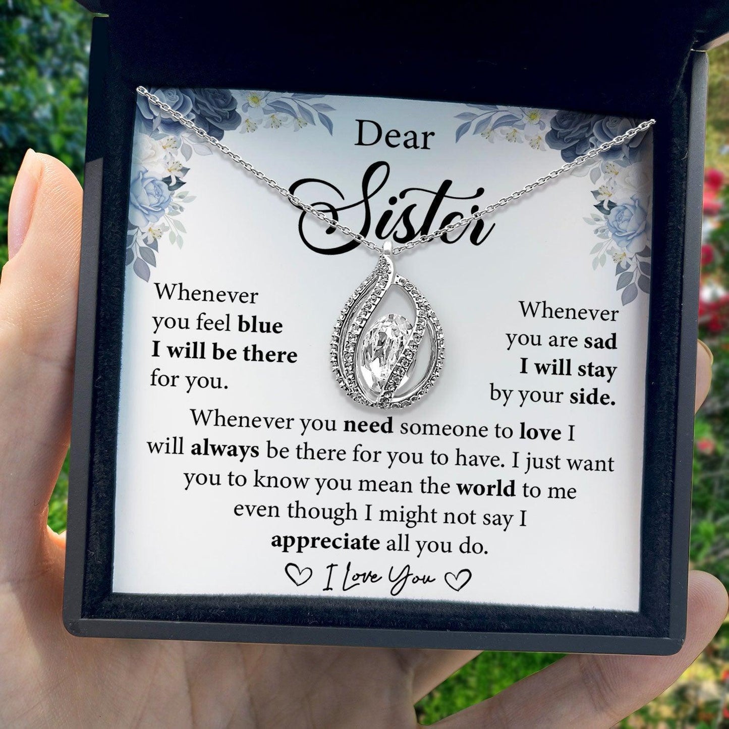 AllGifting, Birdcage Necklace For Women, Sister Gift Sterling Silver Birdcage Pendant Jewelry, Card1
