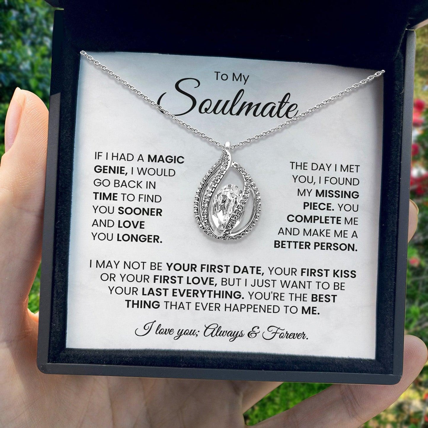 AllGifting, Birdcage Necklace For Women, Soulmate Gift Sterling Silver Birdcage Pendant Jewelry, Card15