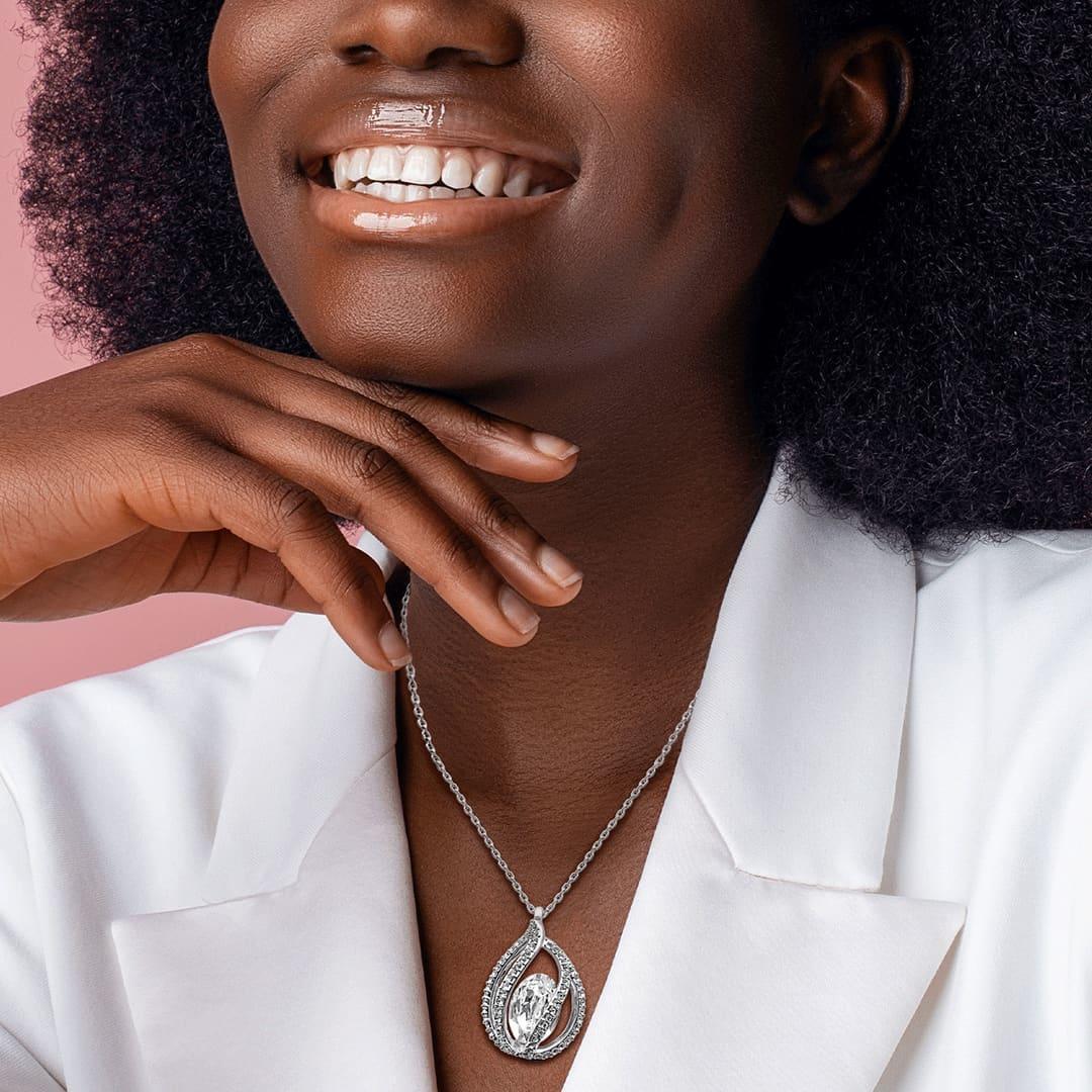 AllGifting, Birdcage Necklace For Women, Sterling Silver Birdcage Pendant Jewelry