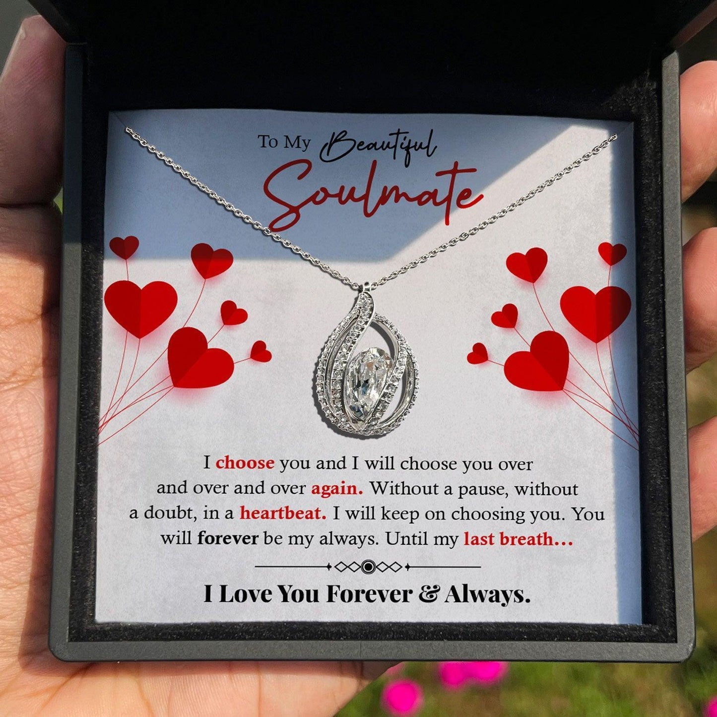 AllGifting, Birdcage Necklace For Women, Sterling Silver Birdcage Pendant Jewelry, Card1