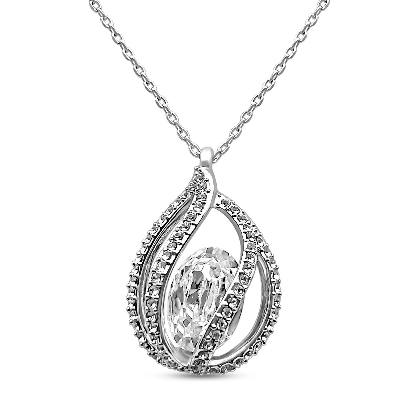 AllGifting, Birdcage Necklace For Women, Sterling Silver Birdcage Pendant Jewelry, Card11