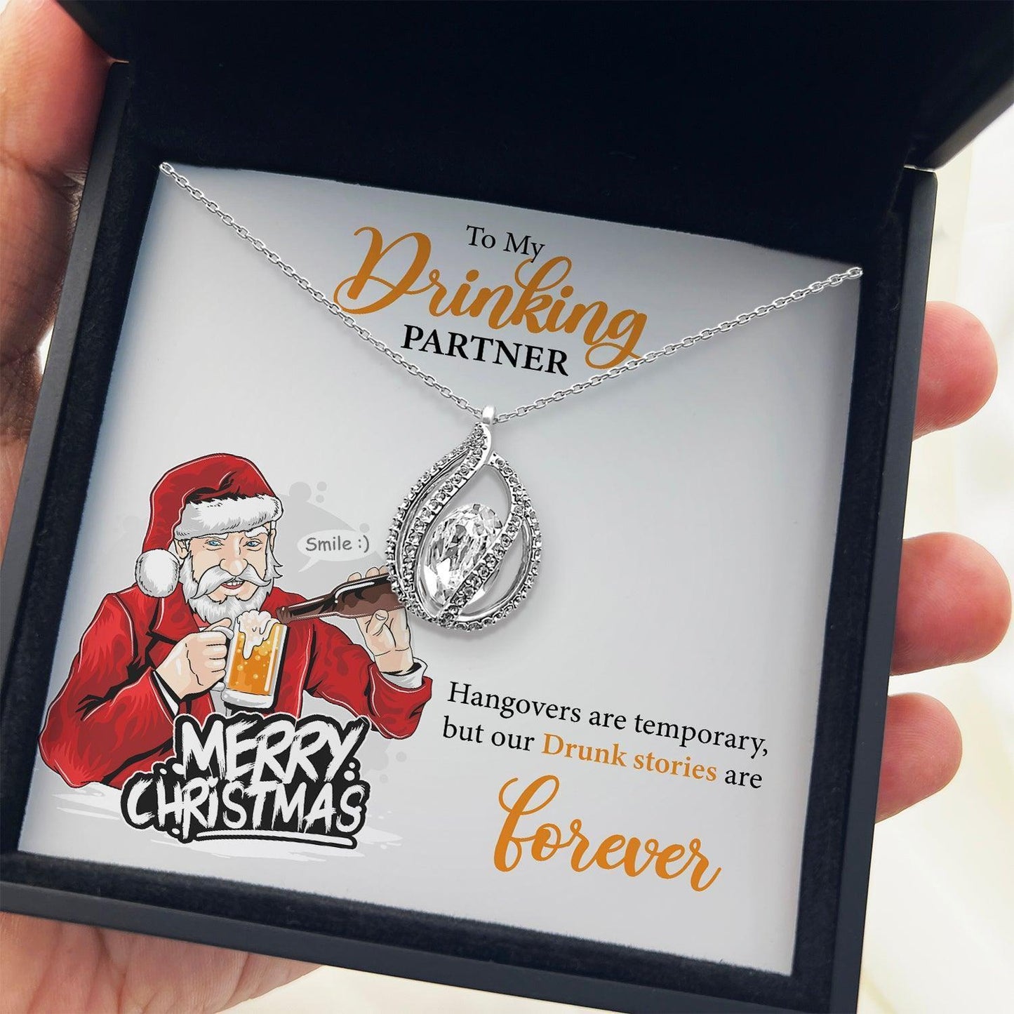 AllGifting, Birdcage Necklace For Women, Sterling Silver Birdcage Pendant Jewelry, Card16