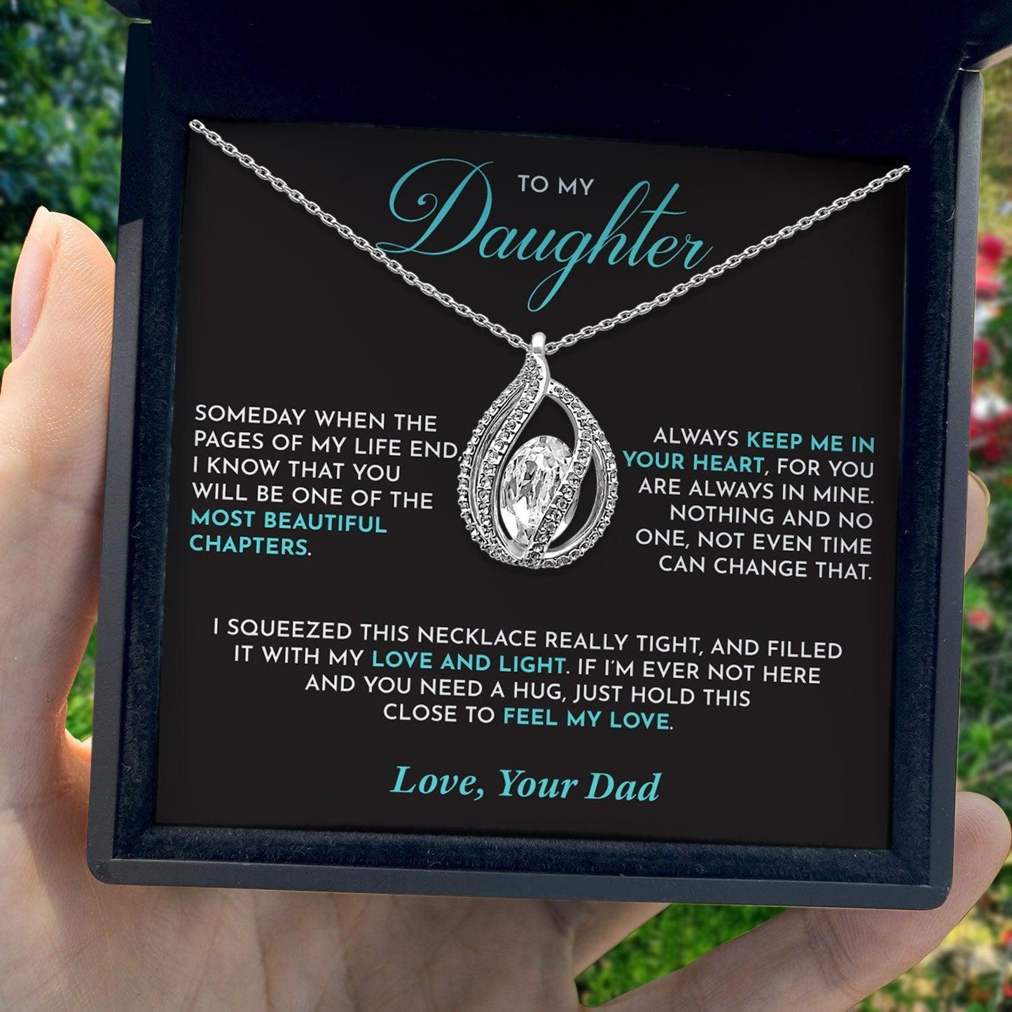 AllGifting, Birdcage Necklace For Women, Sterling Silver Birdcage Pendant Jewelry, Card2