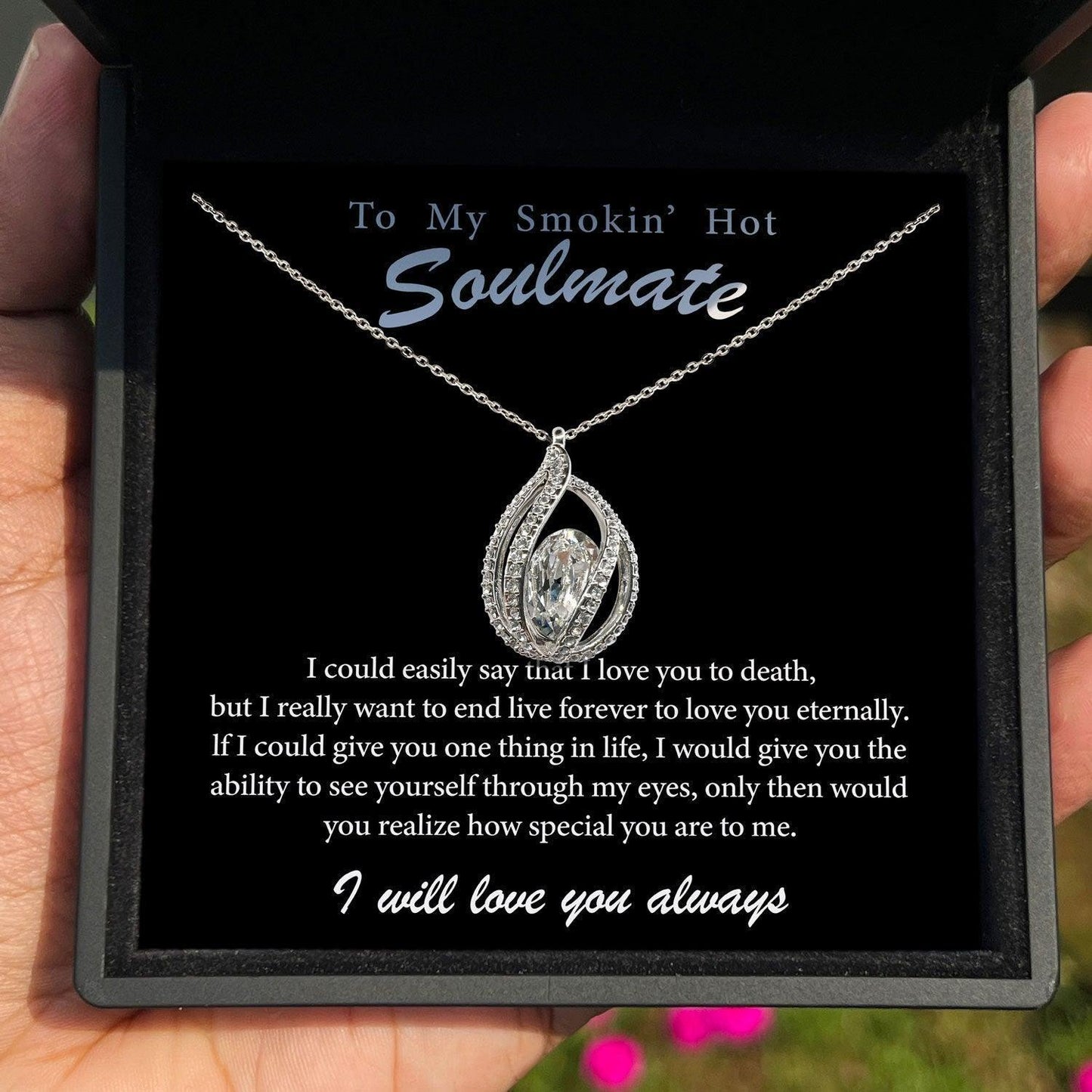 AllGifting, Birdcage Necklace For Women, Sterling Silver Birdcage Pendant Jewelry, Card21