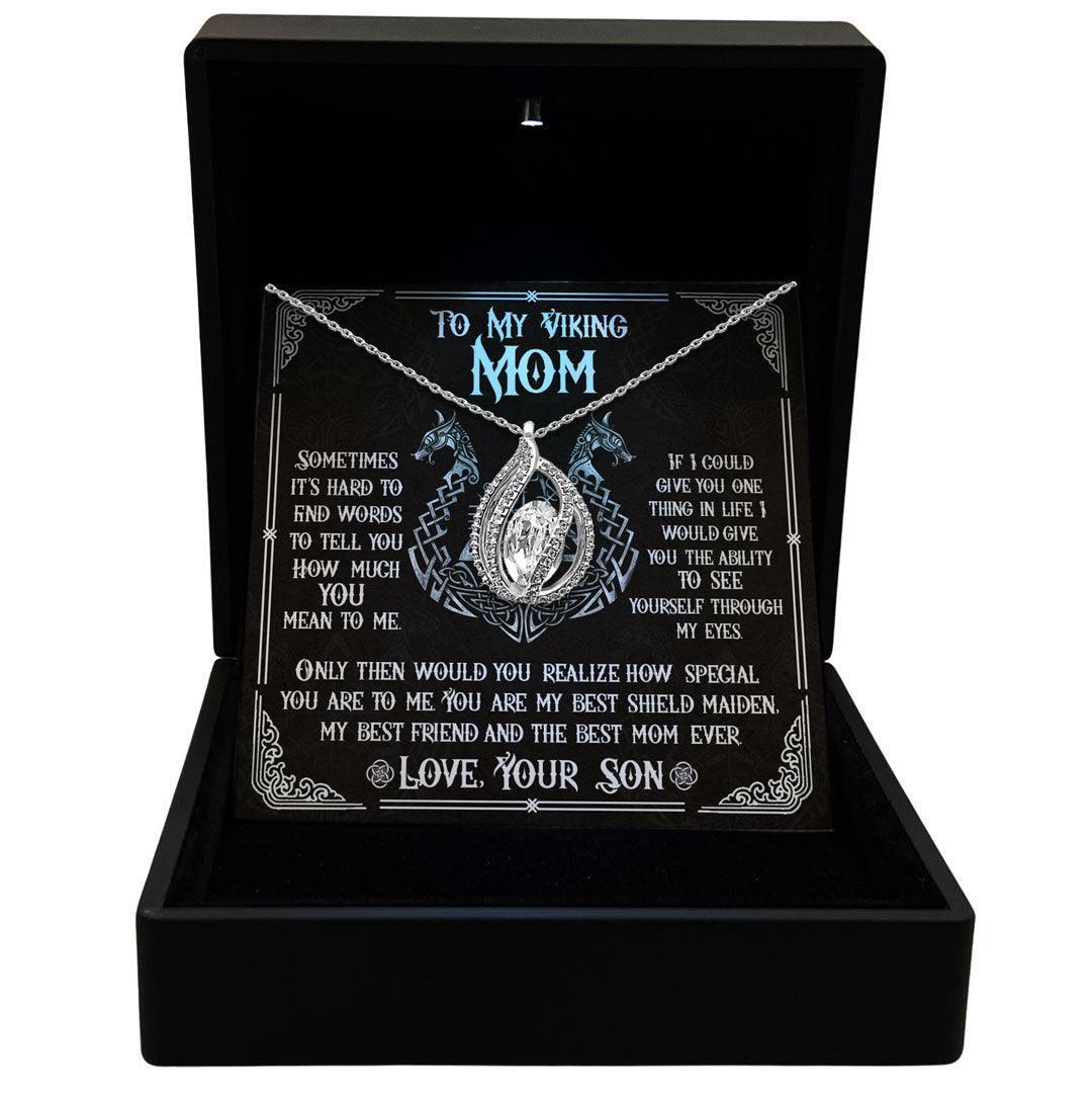 AllGifting, Women's Necklace, Orbital Birdcage Sterling Silver Birdcage Pendant Jewelry, Card27