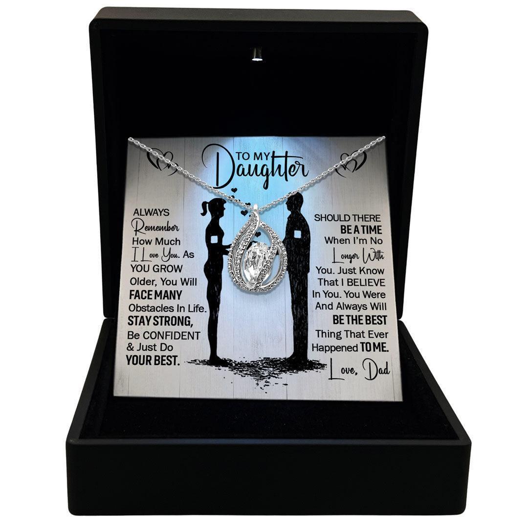 AllGifting, Women's Necklace, Orbital Birdcage Sterling Silver Birdcage Pendant Jewelry, Card7