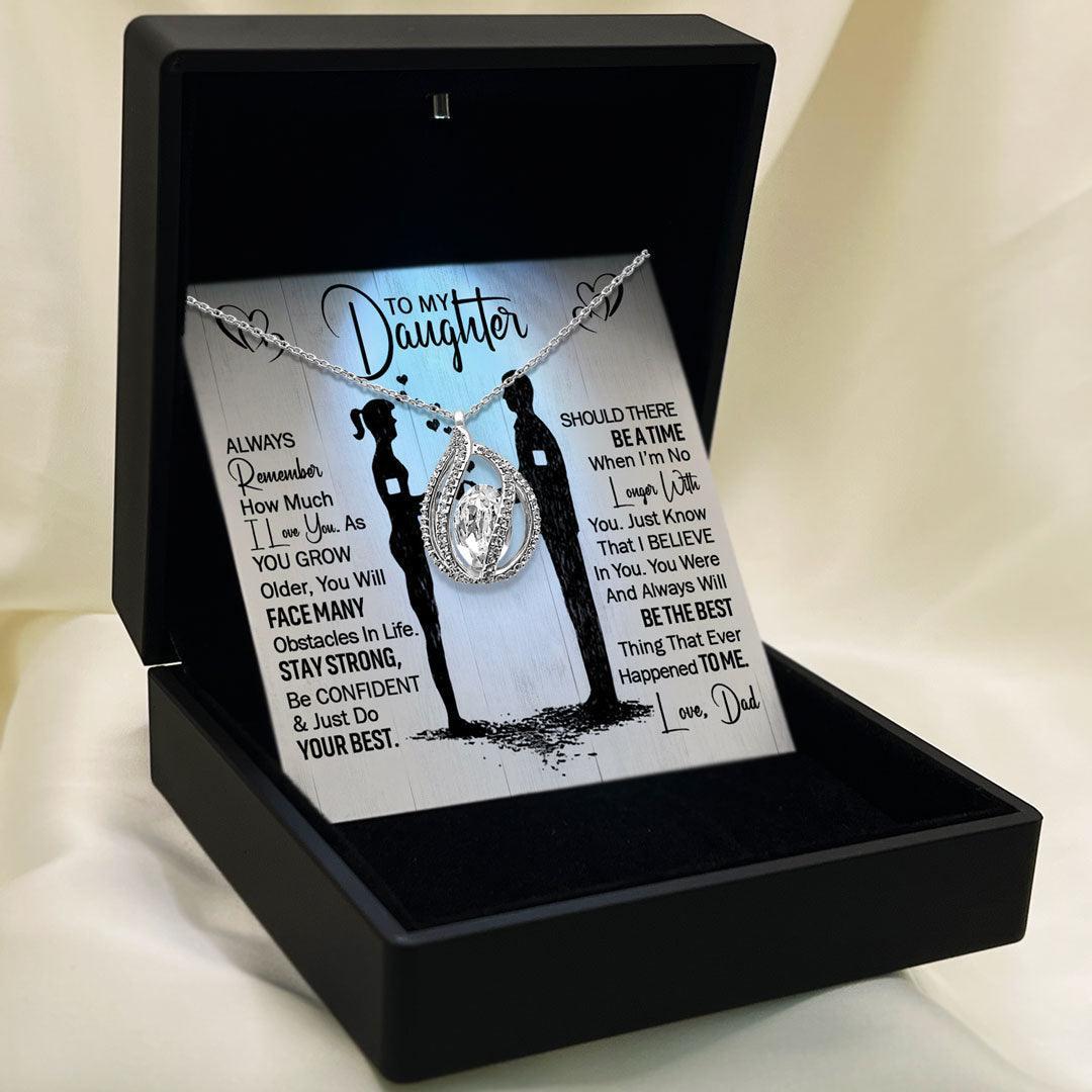 AllGifting, Birdcage Necklace For Women, Sterling Silver Birdcage Pendant Jewelry, Card7