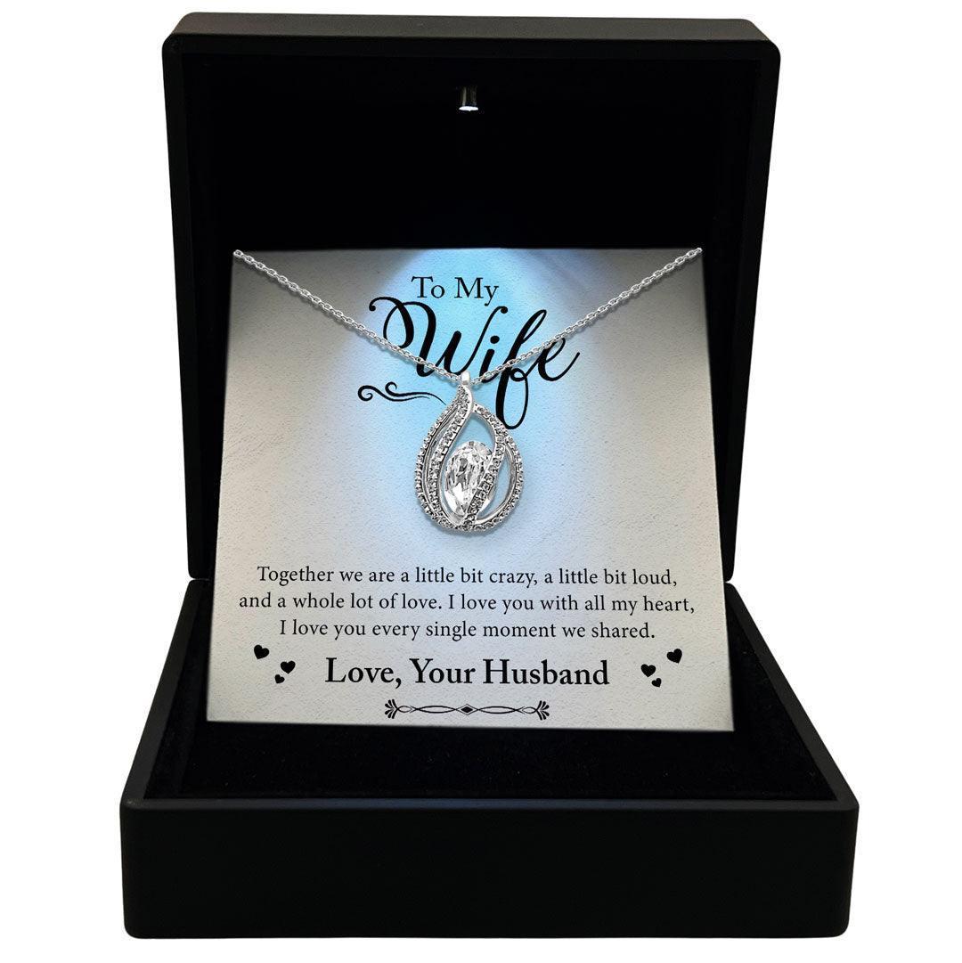 AllGifting, Women's Necklace, Orbital Birdcage, Wife Gift Sterling Silver Birdcage Pendant Jewelry, Card12