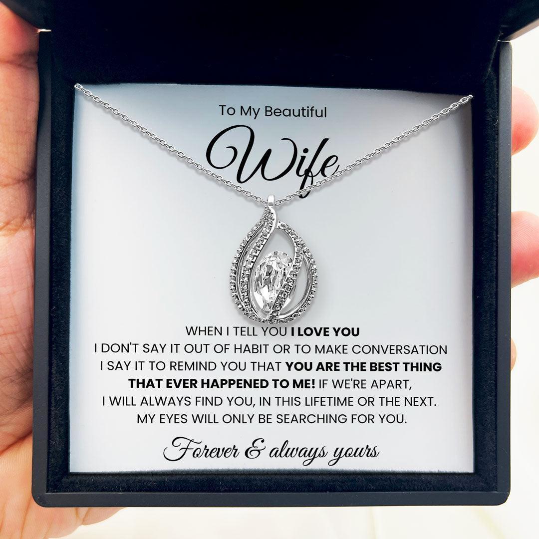 AllGifting, Birdcage Necklace For Women, Wife Gift Sterling Silver Birdcage Pendant Jewelry, Card4