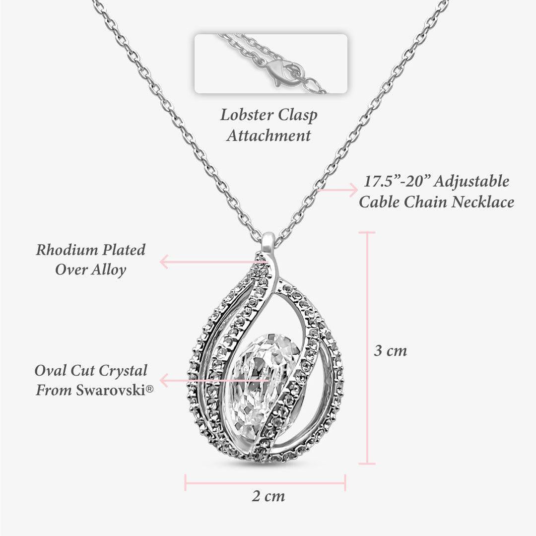 AllGifting, Birdcage Necklace For Women, Anniversary Gift for Her Pendant Jewelry, Card7