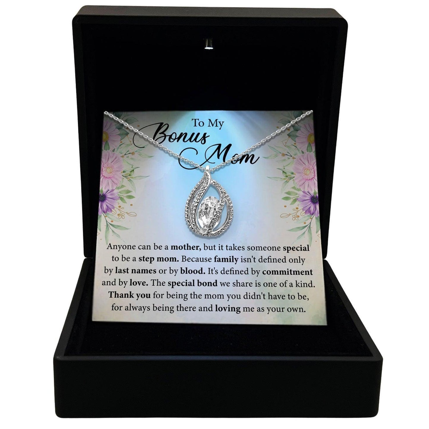 Women's Necklace Bonus Mom Gift Pendant Jewelry, Card4