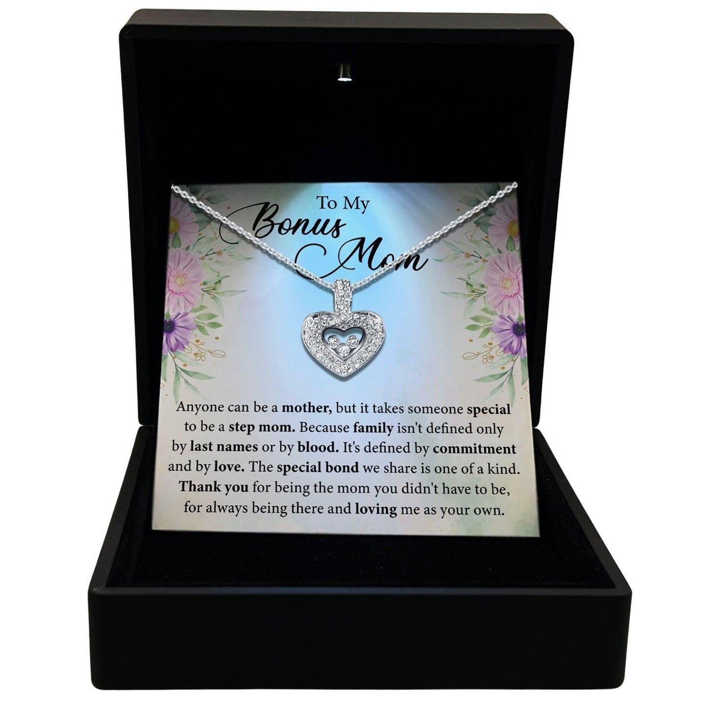 Women's Necklace Bonus Mom Gift Pendant Jewelry, Card7