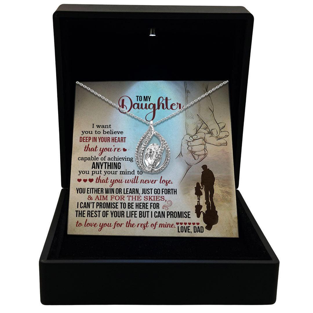 Women's Necklace Daughter Gift Pendant Jewelry, Card1