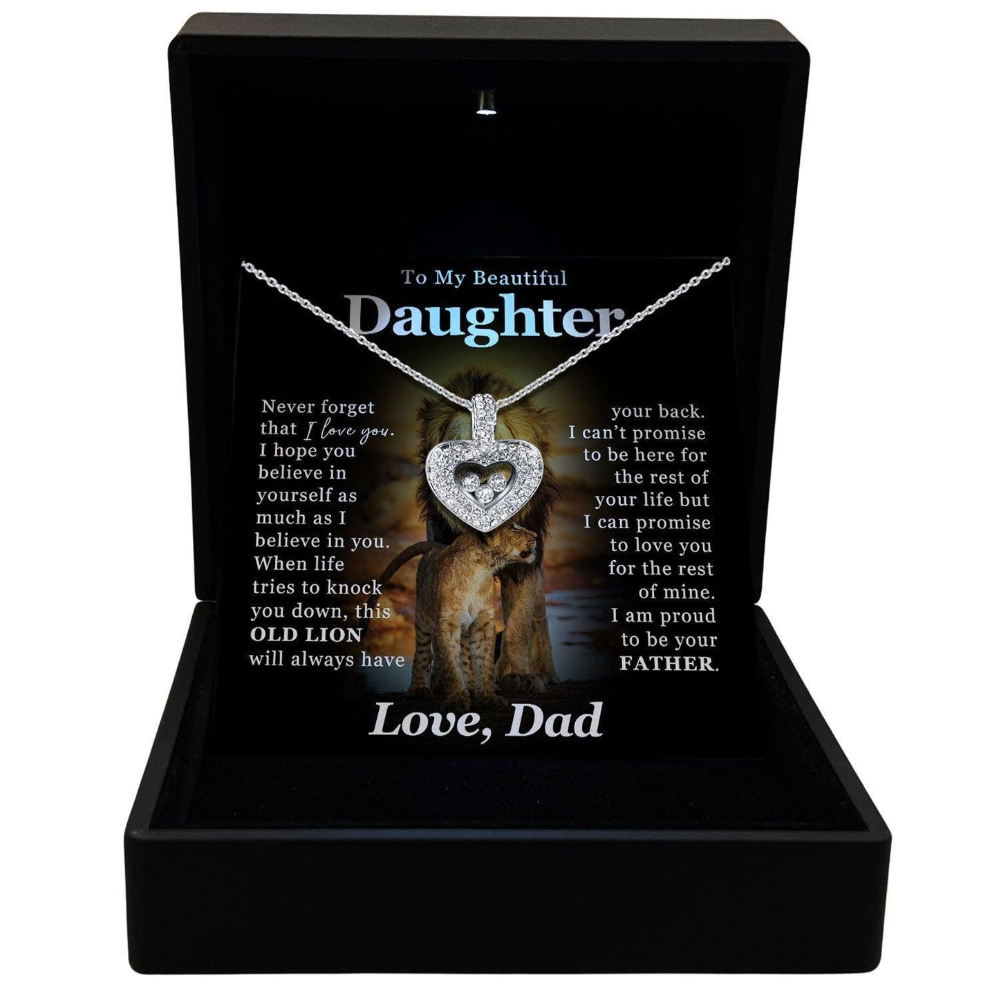 Women's Necklace Daughter Gift Pendant Jewelry, Card13
