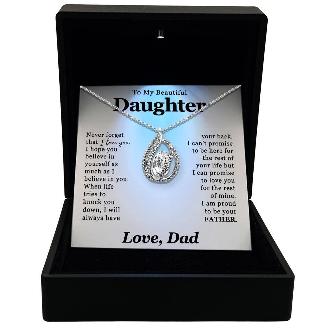 Women's Necklace Daughter Gift Pendant Jewelry, Card6