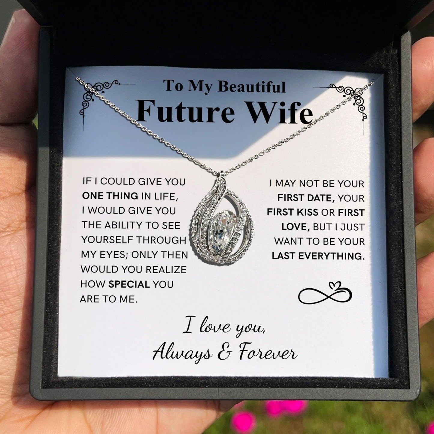 AllGifting, Birdcage Necklace For Women, Future Wife Gift Pendant Jewelry, Card3