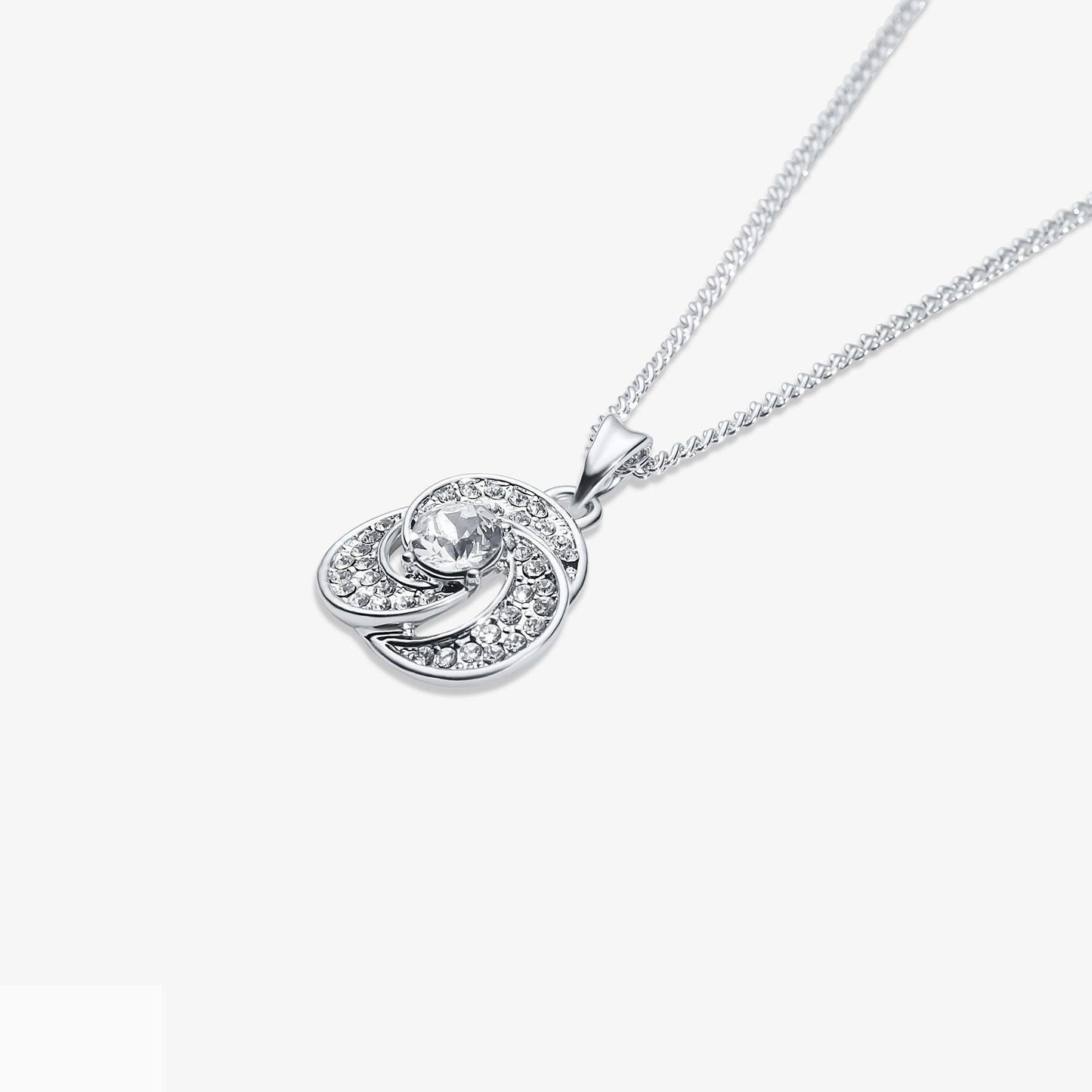 AllGifting, Love Knot Necklace For Women, Soulmate Gift Gold Plated Love Knot Jewelry, Card2