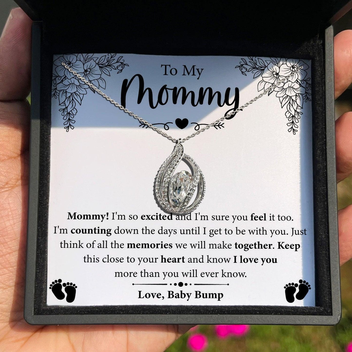 AllGifting, Birdcage Necklace For Women, Mom Gift Pendant Jewelry, Card9