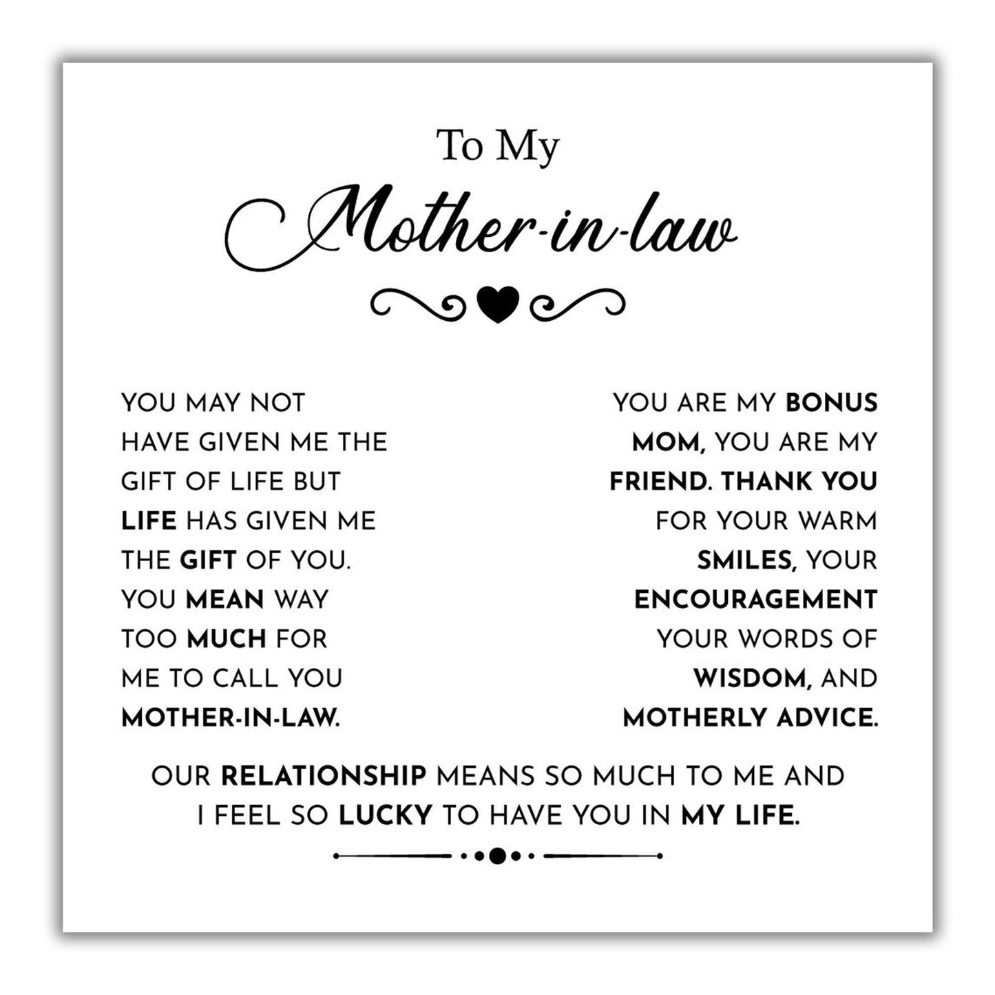 AllGifting, Birdcage Necklace For Women, Mother-in-Law Gift Pendant Jewelry, Card1