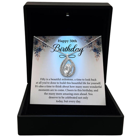 women's necklace orbital birdcage 50th birthday gift for her sterling silver birdcage pendant for 50th birthday her sterling silver birdcage pendant allgifting product image